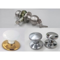 Door knobs in various shapes sizes functions and colours