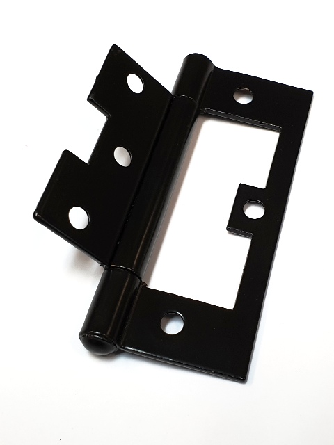 Black Hirline Quick Fit Hinges Suitable for Hollow Core Timber Doors