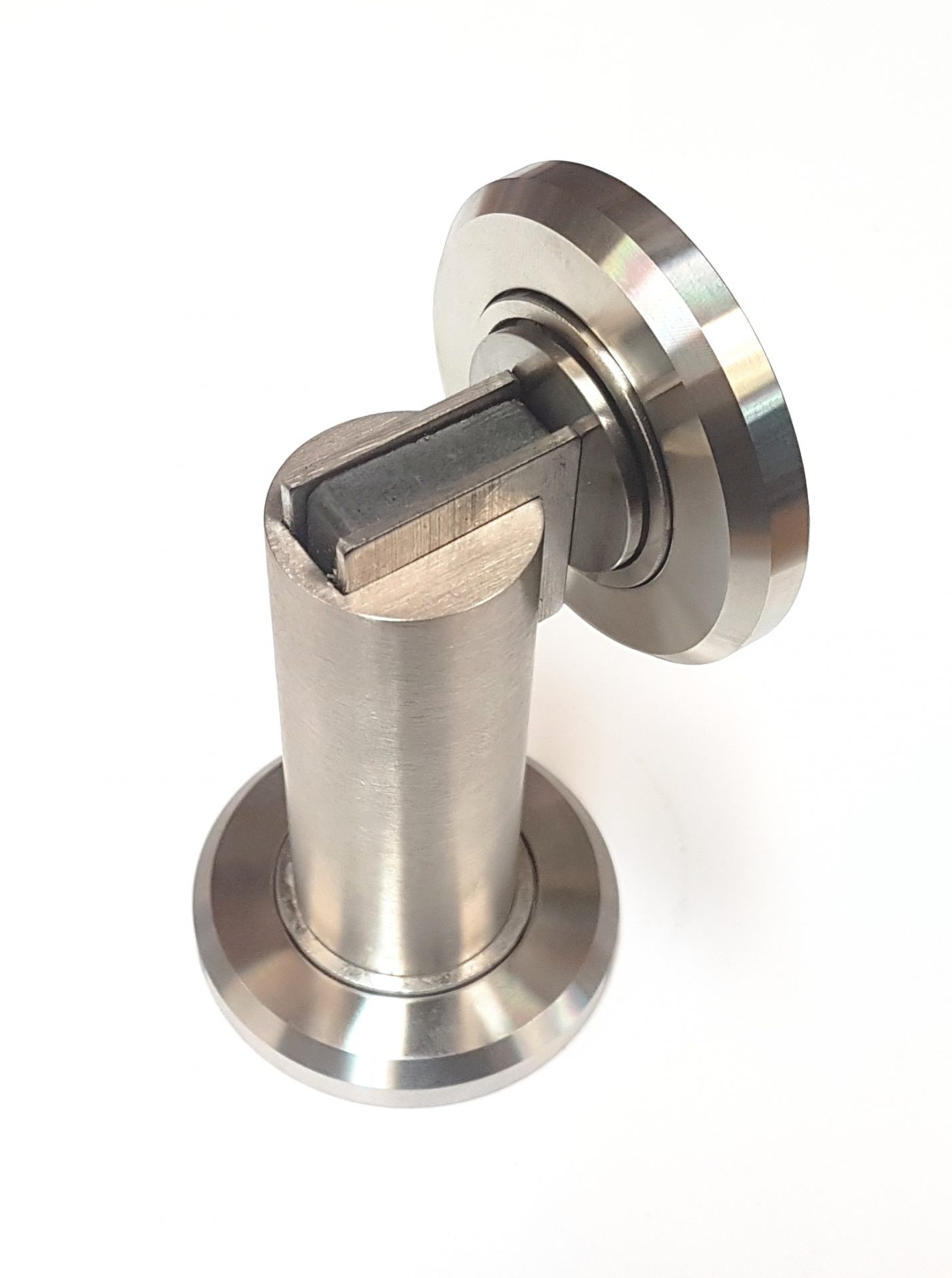 Stainless Steel Magnetic Door Stop Wall Or Floor Mountable Lock