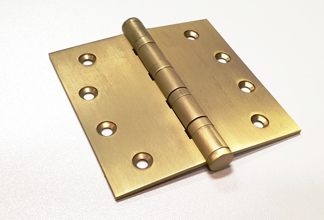 Brushed Brass Heavy Duty Butt Hinges in Various Sizes