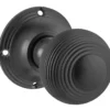 Reeded Mortice Knob – Round Rose - Image 4